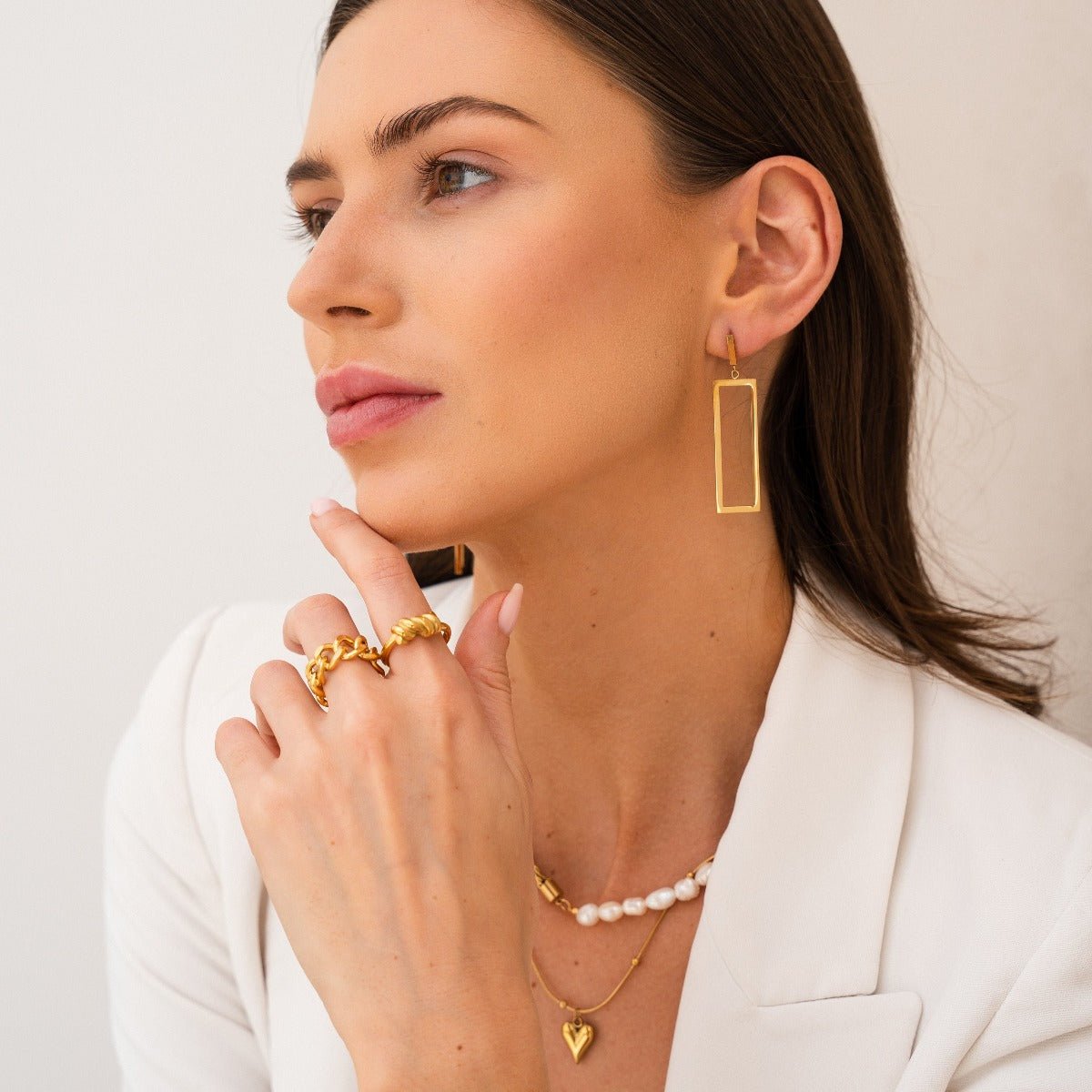 Collar Corazón Life Love Bañado en Oro 18K