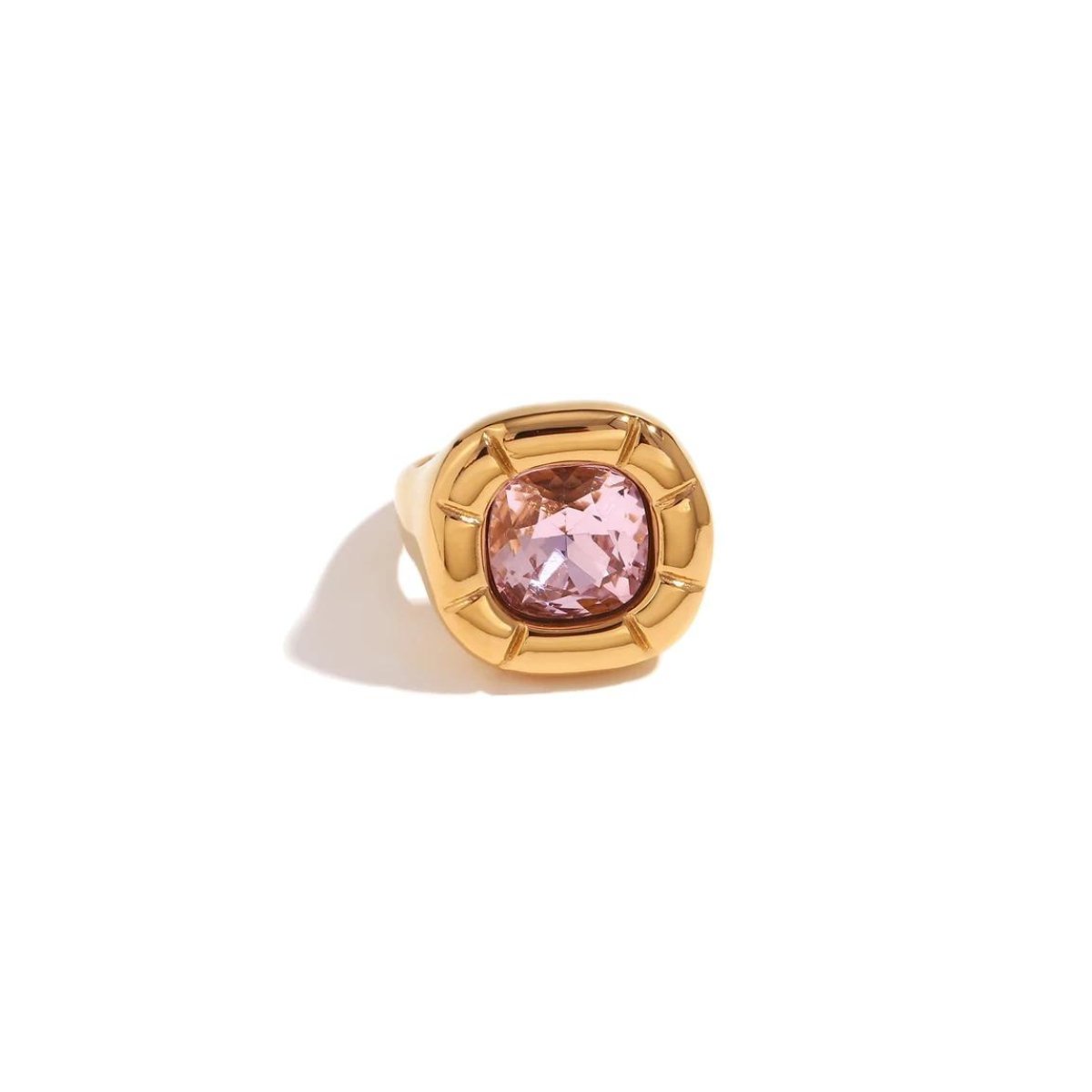 Anillo Cóctel Dulcis Chapado en Oro de 18K