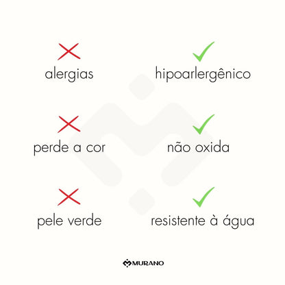 Pendientes de aro bañados en oro de 18 quilates