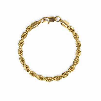 Pulsera Cordón Baiano Bañado en Oro 18K