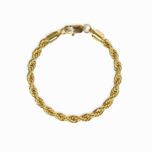Pulsera Cordón Baiano Bañado en Oro 18K