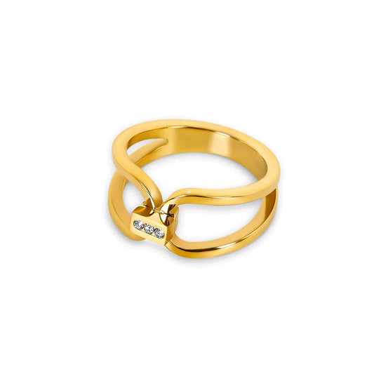 Anillo Ternura Bañado en Oro de 18k