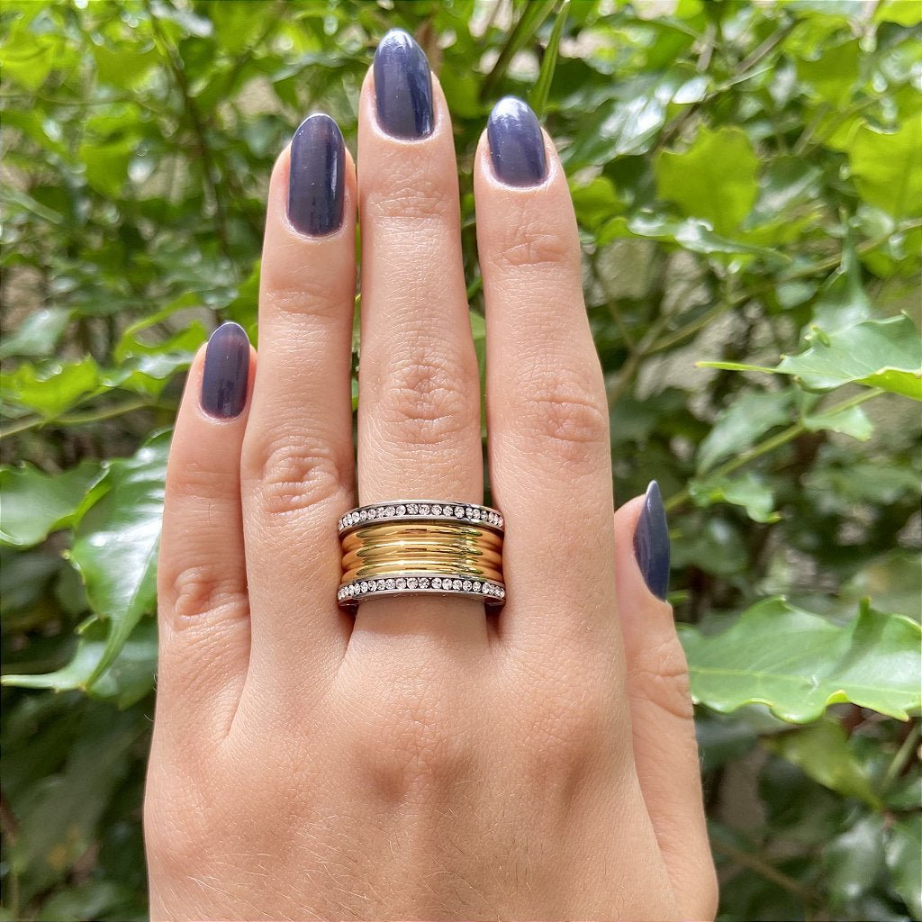 Luxury Imperial Ring, 18-karat Gold Plated