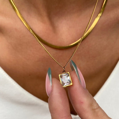 Collar Mix Paris Bañado en Oro de 18k