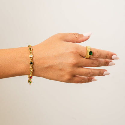Pulsera Chloé Bañada en Oro de 18k