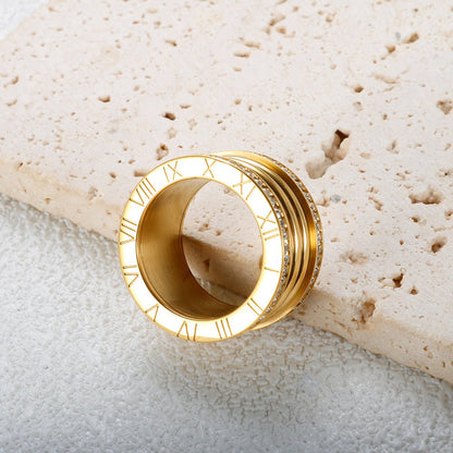 Luxury Imperial Ring, 18-karat Gold Plated