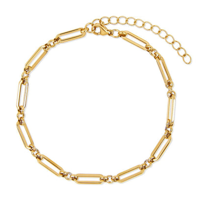 Kit de Pulseras Elegance y Brazalete de Nudo Bañado en Oro de 18K