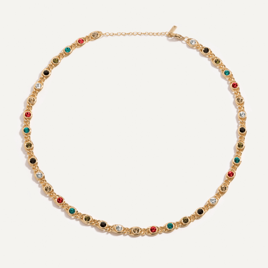 Collar Chloé Bañado en Oro de 18k