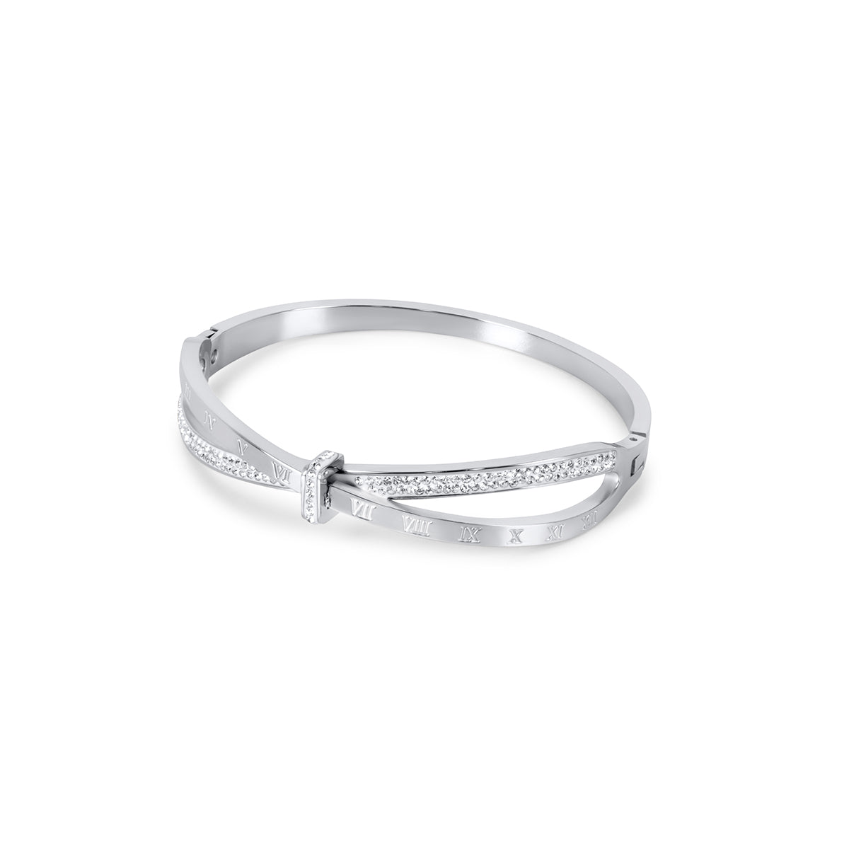 Pulsera Romana Zirconia - Plata