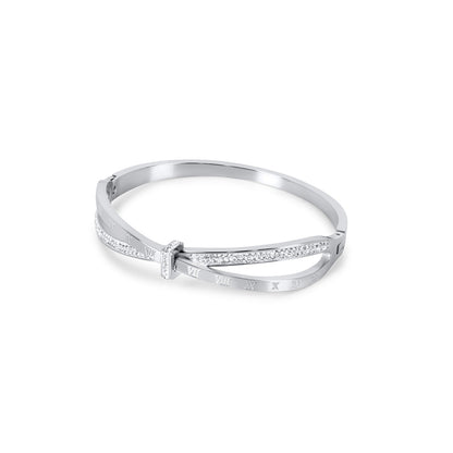 Pulsera Romana Zirconia - Plata
