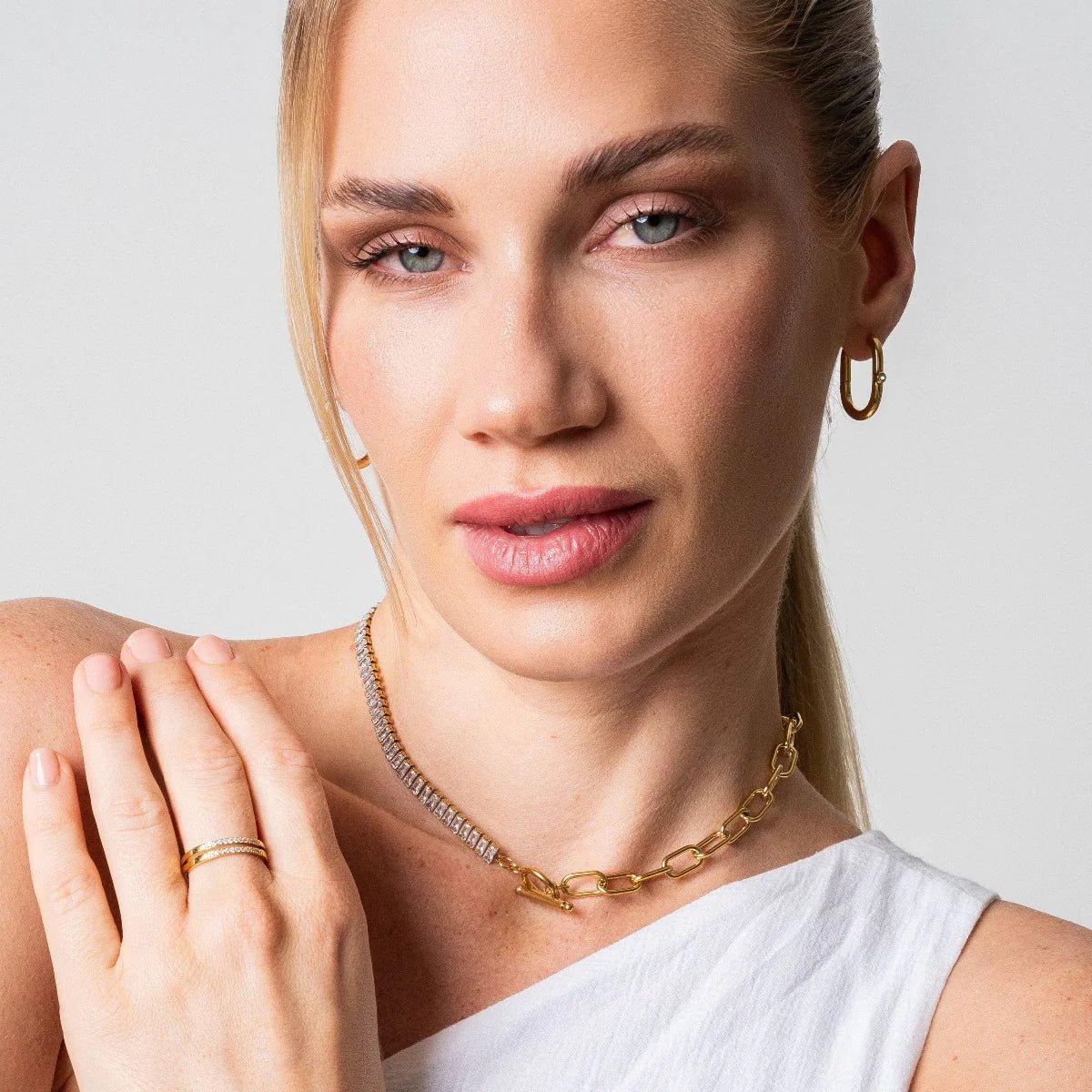 Pendientes de Aro Shine Bañados en Oro de 18k