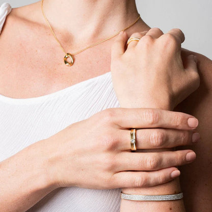 Brazalete Luxe Bañado en Oro de 18k