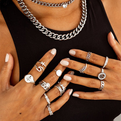 Anillo Brillante - Plata