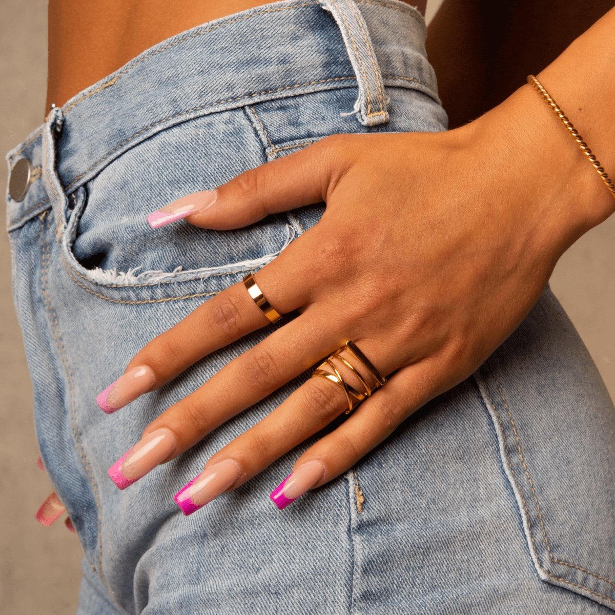 Pulsera de Encanto Bañada en Oro 18K