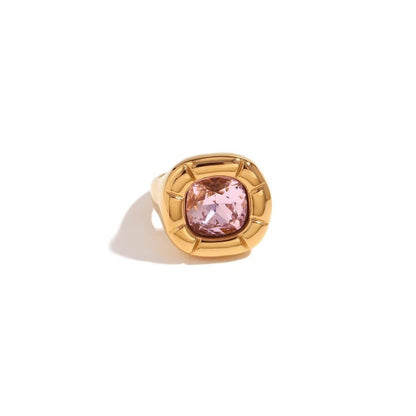 Anillo Cóctel Dulcis Chapado en Oro de 18K